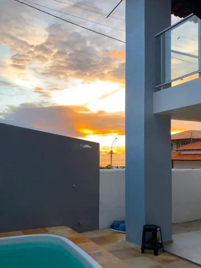 Villa Casa Duplex Beira Mar Reformada Com Piscina No Peito Moca Luís Correia Exterior foto
